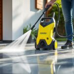 découvrez les conseils kärcher pour l'entretien de votre extérieur : terrasse, façade et portail, sans risque d'endommagement grâce à des techniques efficaces et sécurisées.