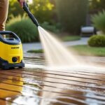 découvrez comment nettoyer votre terrasse avec un kärcher sans l'abîmer en maîtrisant la pression, le choix des buses et la distance idéale pour un nettoyage efficace et sûr.