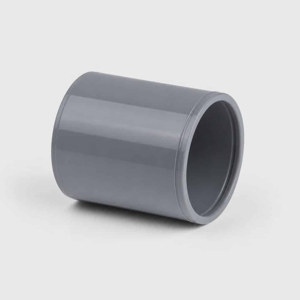 Manchon PVC pression diamètre 40 mm sur fond clair